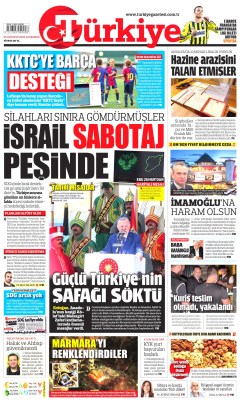 Türkiye Gazetesi Gazetesi Manşetleri