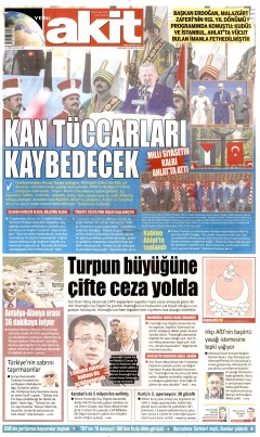 Yeni Akit Gazetesi Manşetleri