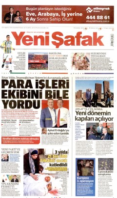 Yeni Şafak Gazetesi Manşetleri