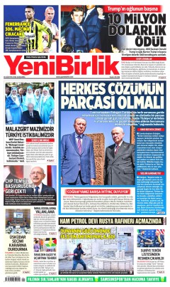 YeniBirlik Gazetesi Manşetleri