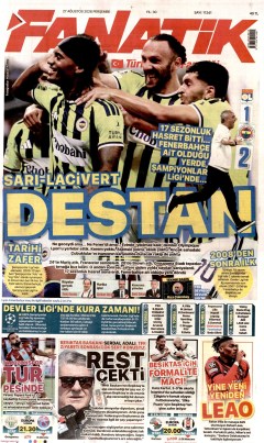 Fanatik Gazetesi Manşetleri