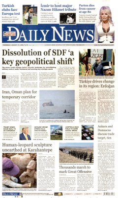 Hürriyet Daily News Gazetesi Manşetleri