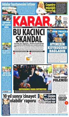 Karar Gazetesi Manşetleri