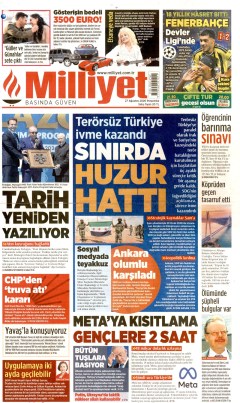 Milliyet Gazetesi Manşetleri