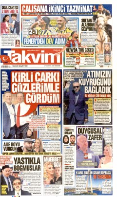 Takvim Gazetesi Manşetleri