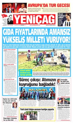 Yeniçağ Gazetesi Manşetleri