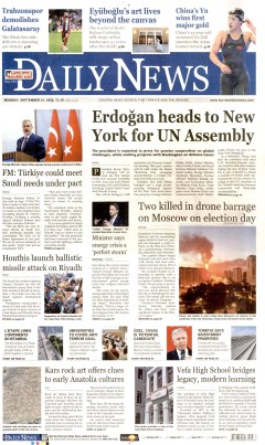 Hürriyet Daily News Gazetesi Manşetleri