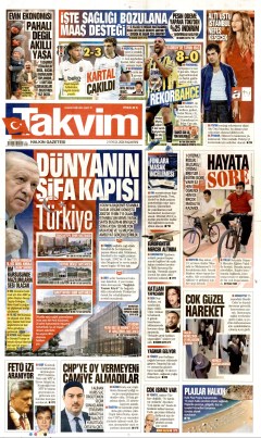 Takvim Gazetesi Manşetleri