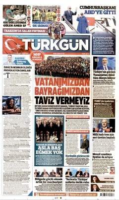 Türkgün Gazetesi Manşetleri