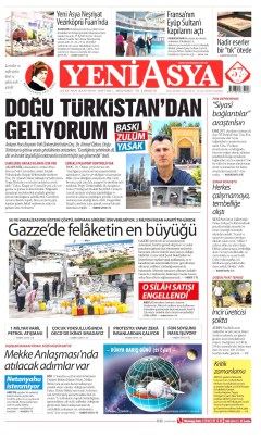 Yeni Asya Gazetesi Manşetleri