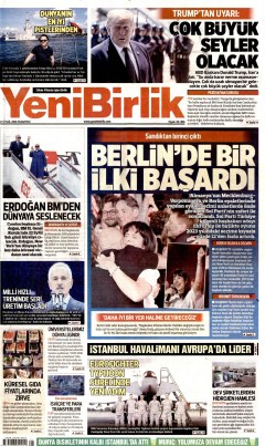 YeniBirlik Gazetesi Manşetleri