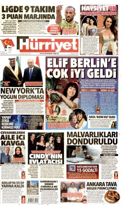 Hürriyet Gazetesi Manşetleri