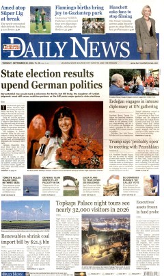 Hürriyet Daily News Gazetesi Manşetleri