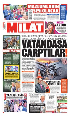 Milat Gazetesi Manşetleri