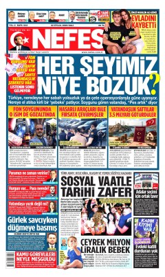 Nefes Gazetesi Manşetleri