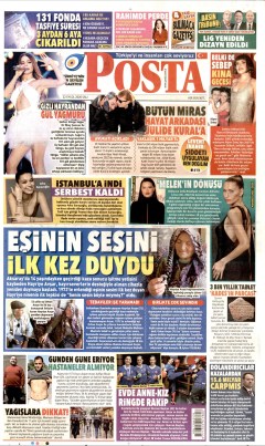 Posta Gazetesi Manşetleri