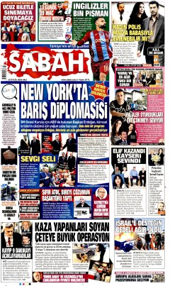 Sabah Gazetesi Manşetleri