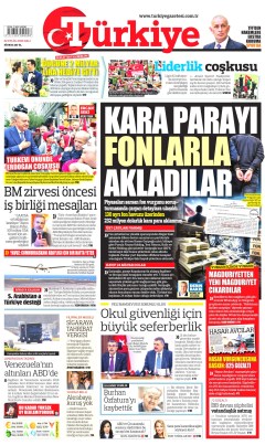 Türkiye Gazetesi Gazetesi Manşetleri