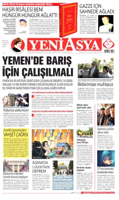 Yeni Asya Gazetesi Manşetleri