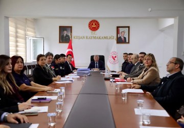 Keşan’da Okul Güvenliği İçin Kurumlar Bir Araya Geldi