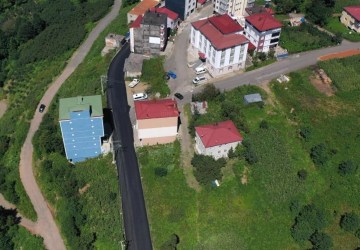 Ordu İlküvez’de 1 Kilometrelik Yola Sıcak Asfalt