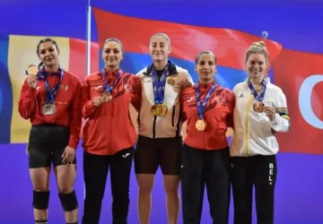 Milli Halterci Merve İlden Avrupa Üçüncüsü Oldu