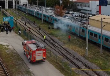 Başkentray’da Yangın Senaryolu Acil Eylem Tatbikatı Yapıldı