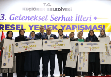 Keçiören’de Yöresel Lezzetler Yarışması Ödül Töreniyle Sona Erdi