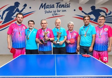Kamu Spor Oyunları’nda Masa Tenisinde Erzurum İl Sağlık Müdürlüğü Şampiyon