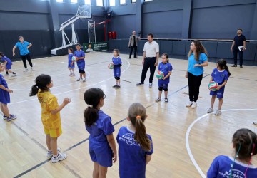 Başkan Kılca Yaz Spor Okulları’nda Öğrencilerle Buluştu
