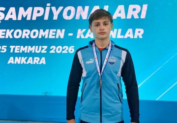 Ağrılı Sporcu Miraç Harun Yazıcı Türkiye Üçüncüsü Oldu