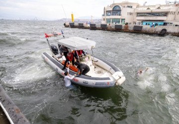 İzmir Körfezi’nde Yangın Senaryolu Deniz Tatbikatı