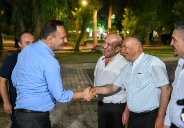 Başkan Eşki Çamdibi’nde Vatandaşlarla Buluştu