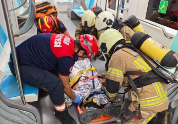 Konak Tramvayı’nda Acil Durum Tatbikatı: Güvenlik Senaryoları Test Edildi