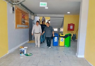 Keşan’da Okullara Yaz Bakımı: Müdür Kemik Sahada