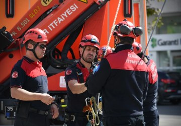 İZSU Buca’da Gerçeği Aratmayan Yangın Tatbikatı