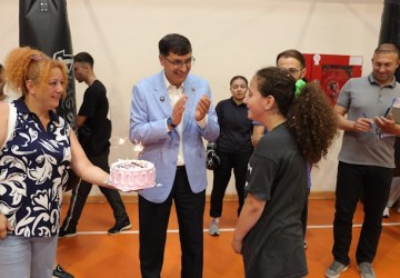 Kütahya’da Başkan Kahveci’den Sporculara Moral Ziyareti