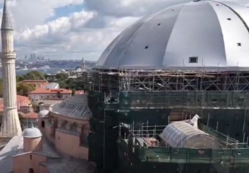 Ayasofya’da Restorasyon Çalışmalarında Yeni Aşama