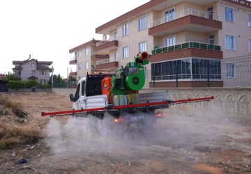 Karatay’da Haşereyle Mücadelede Hava Desteği