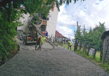 Ordu’da Ulaşım Atağı: İki İli Bağlayan Yola Beton Kaplama