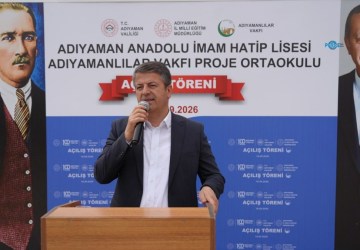 Adıyamanlılar Vakfı İmam Hatip Proje Ortaokulu törenle açıldı - Videolu Haber