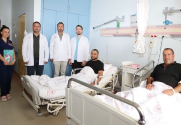 Van’dan Kahta’ya varis tedavisi için geldiler, ameliyat sonrası taburcu oldular