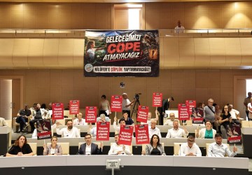 Nilüfer Meclisi’nde Katı Atık Tesisi Protestosu
