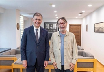 Başkan Tugay ve Sepil Göztepe'nin İnciraltı projesini görüştü