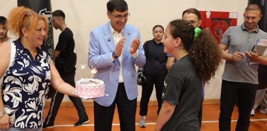 Kütahya’da Başkan Kahveci’den Sporculara Moral Ziyareti