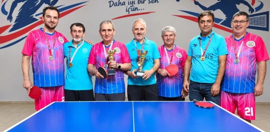 Kamu Spor Oyunları’nda Masa Tenisinde Erzurum İl Sağlık Müdürlüğü Şampiyon