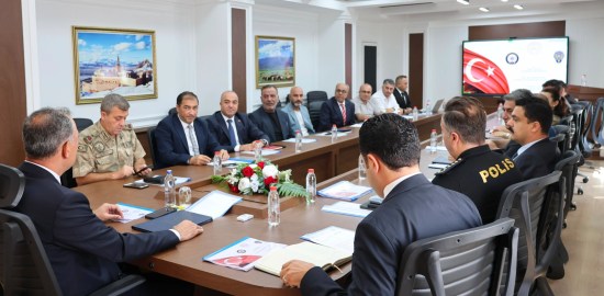Ağrı’da Spor Müsabakaları İçin Güvenlik Önlemleri Masaya Yatırıldı