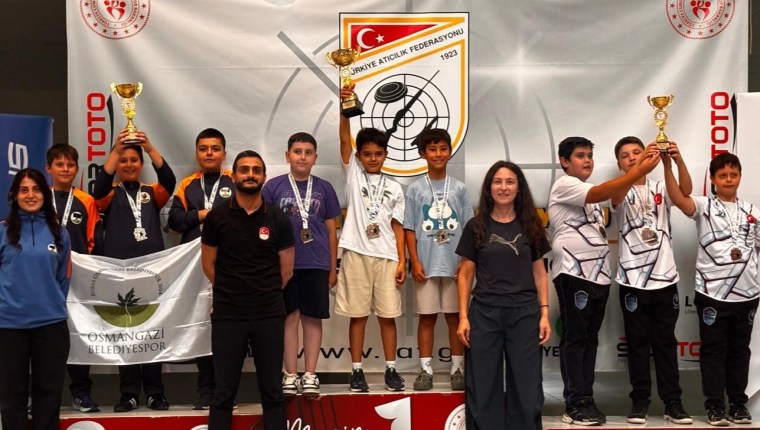 Osmangazili Minik Nişancılar Türkiye İkincisi Oldu