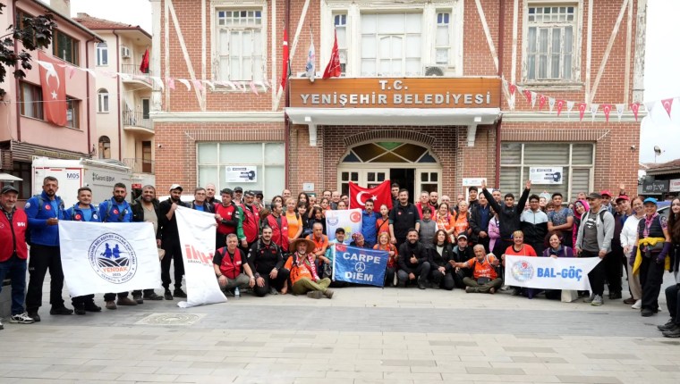 Yenişehir’de Doğaseverler 10 Kilometrelik Parkurda Buluştu