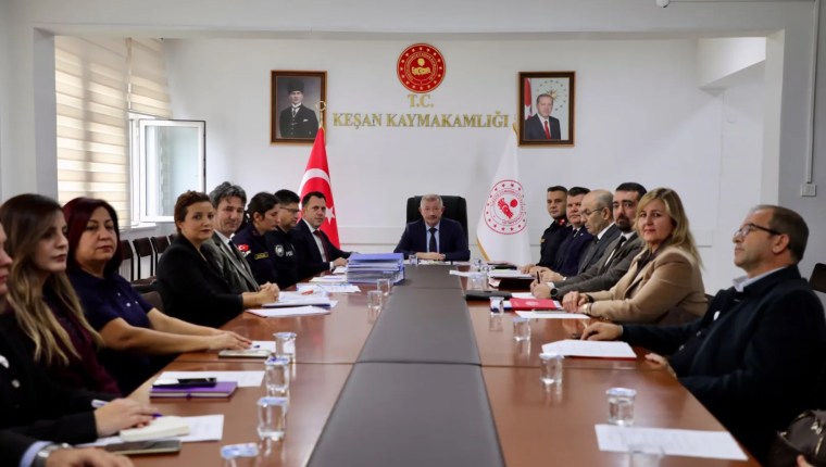 Keşan’da Okul Güvenliği İçin Kurumlar Bir Araya Geldi